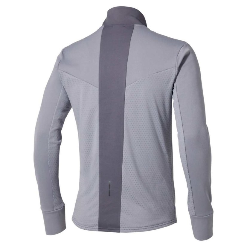 Mizuno Active Warm HZ LS – Pánská funkční mikina – Šedá