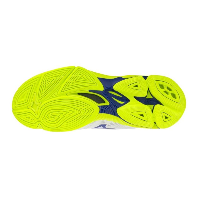 Mizuno Wave Lightning Pro – Unisex volejbalová obuv – Bílo-žlutá - Velikost: EUR 44