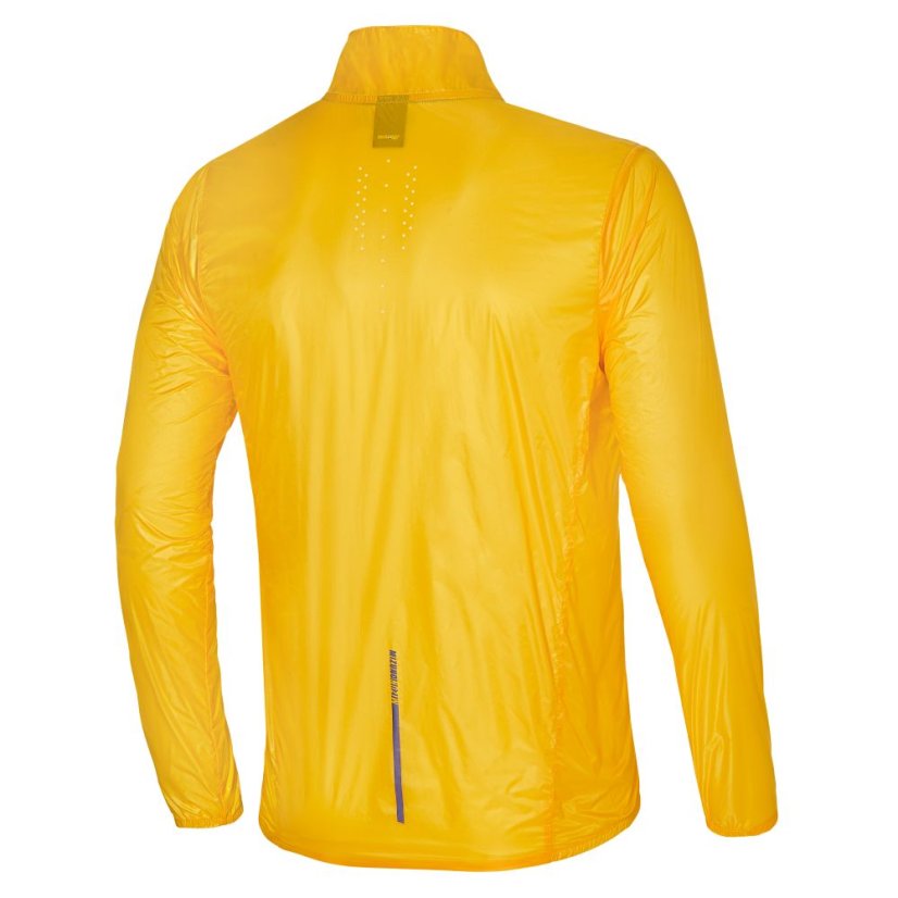 Mizuno Aero Jacket – Pánská sportovní bunda – Žlutá - Velikost: XXL