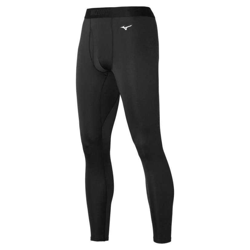 Mizuno MidWeight Long Tight - Pánské termo kalhoty - Černá