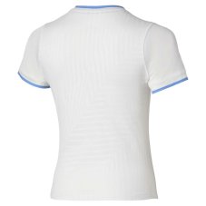 Mizuno Stargazer Tee – Dámské tenisové triko – Bílá