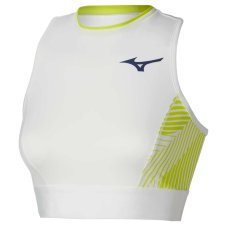Mizuno Stargazer Crop Top – Dámské tenisové tílko – Bílá