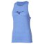 Mizuno Core Runbird Tank Top – Dámské běžecké tílko – Modrá - Velikost: XS